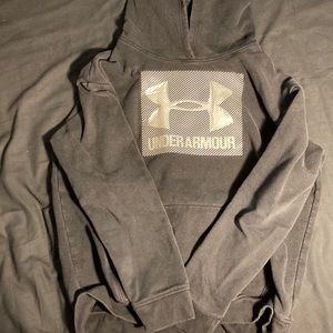 Underarmour black big kids hoodie